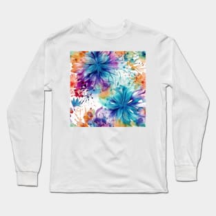 Rainbow flowers 7 Long Sleeve T-Shirt